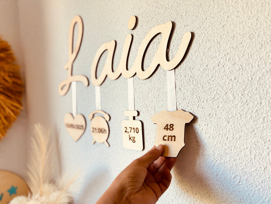 Natalicio personalizable motivos colgados para pared