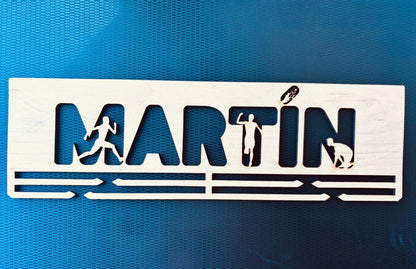 Medallero Personalizado para Deportistas – Madera con Nombre