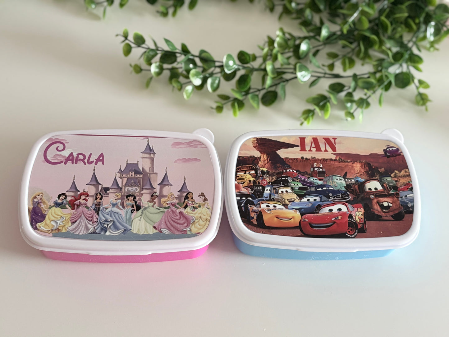 Fiambrera personalizada con imagen – Rosa o Azul