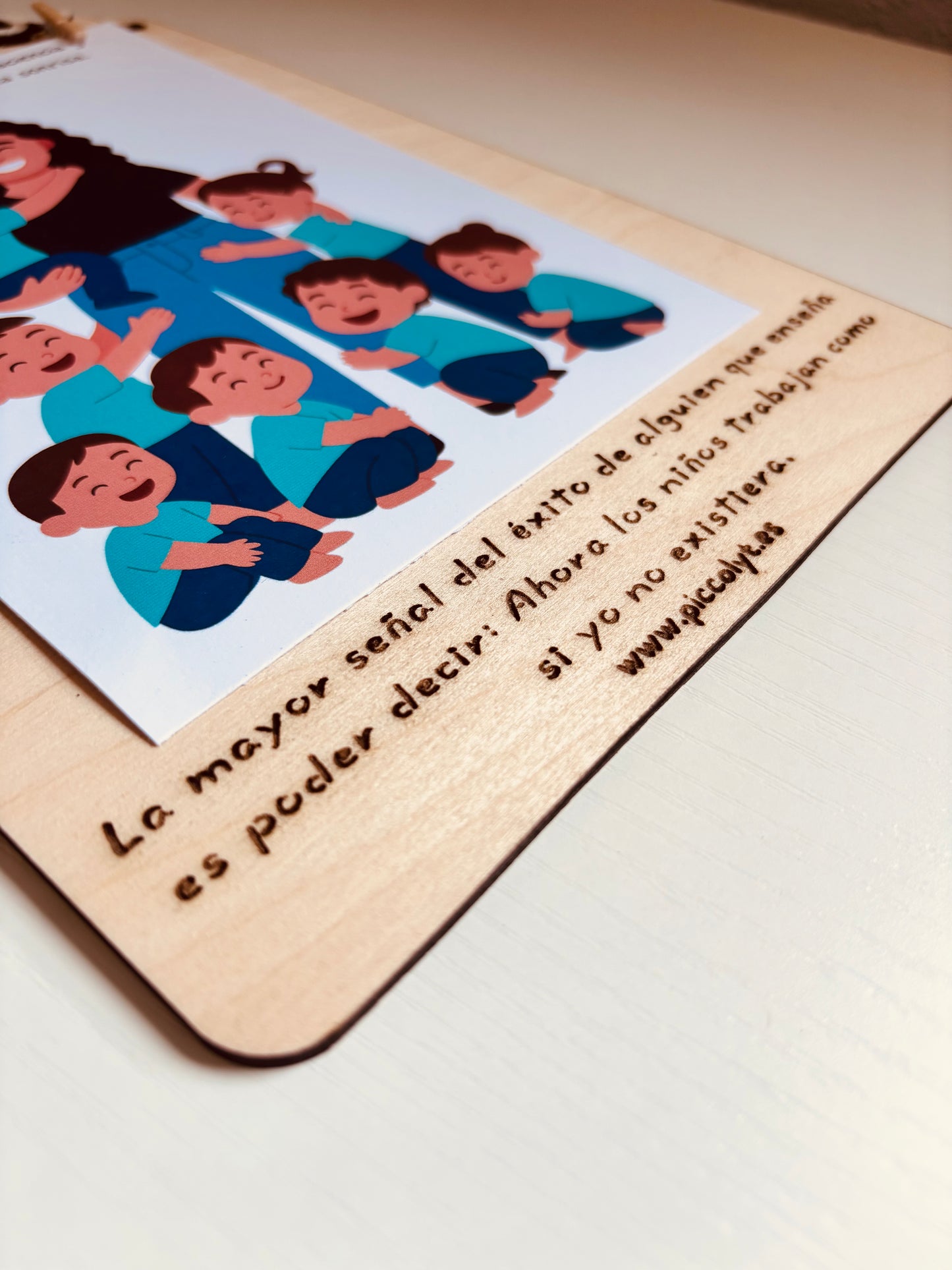 Marco básico personalizado con nombre y frase