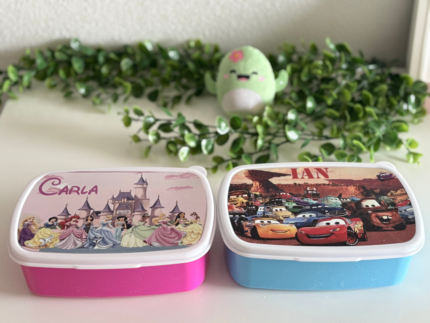 Fiambrera personalizada con imagen – Rosa o Azul