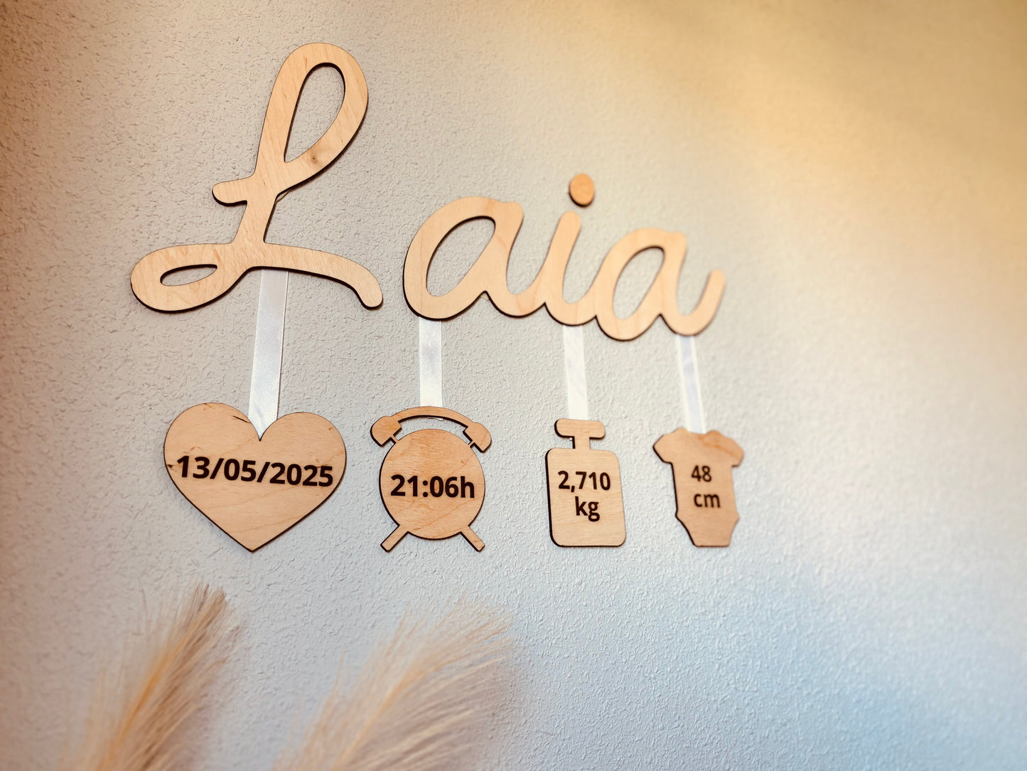 Natalicio personalizable motivos colgados para pared
