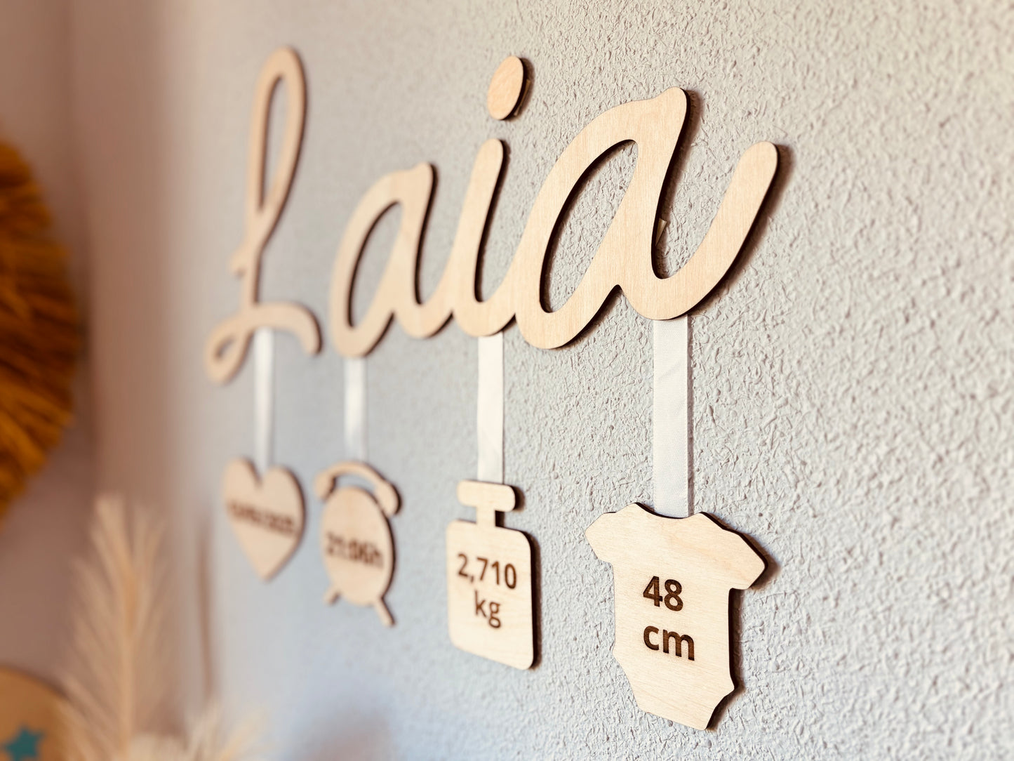 Natalicio personalizable motivos colgados para pared
