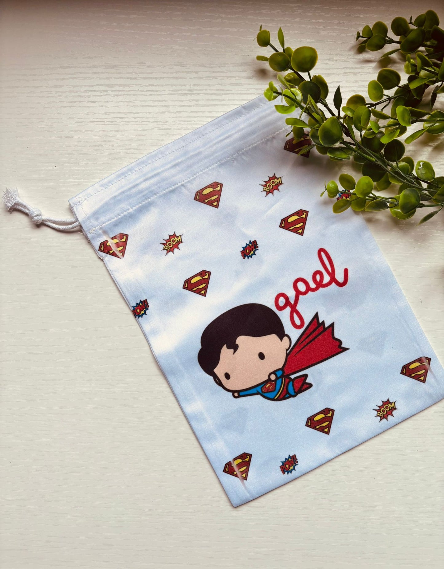 Bolsa de Almuerzo Infantil Personalizada – Diseños de Superhéroes (Superman, Batman o Wonder Woman)