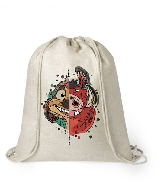 Mochila Timón y Pumba